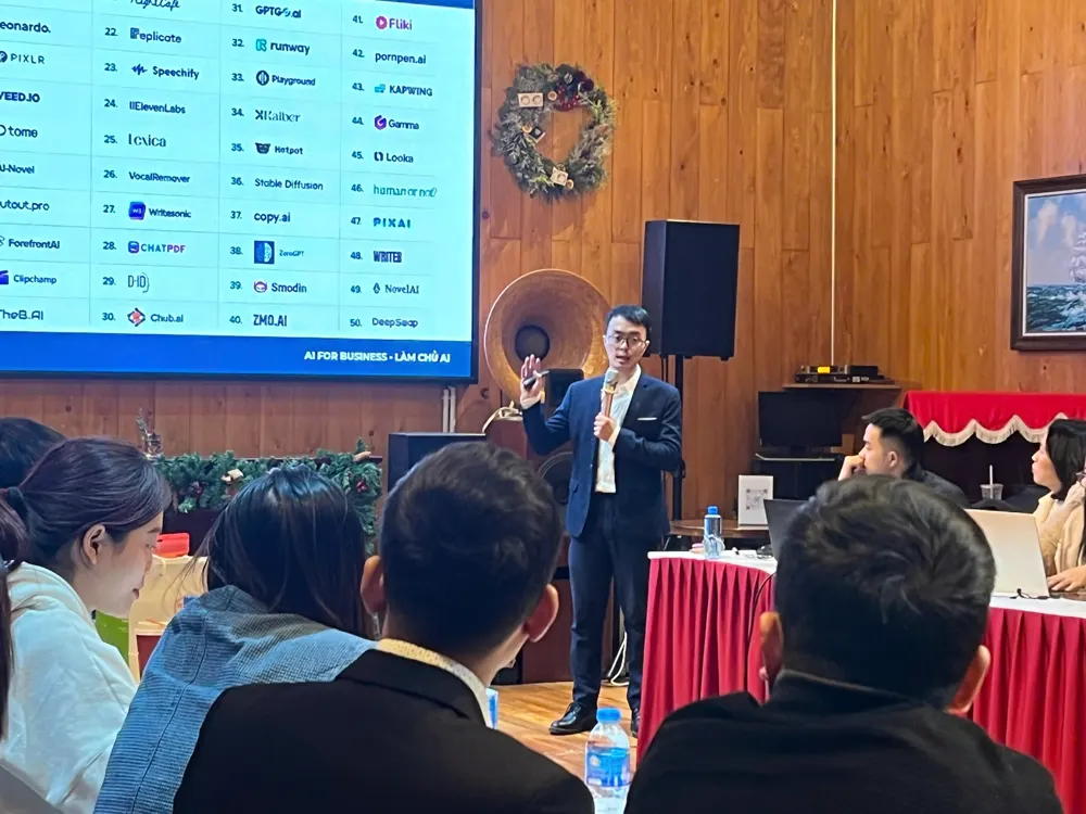 Lê Thanh Sơn chia sẻ tại BNI